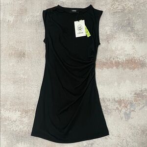 Cider Black Mini Dress